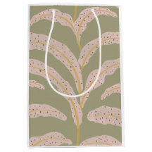 Motif Moderne de Feuille de Palmier Tropical Sage