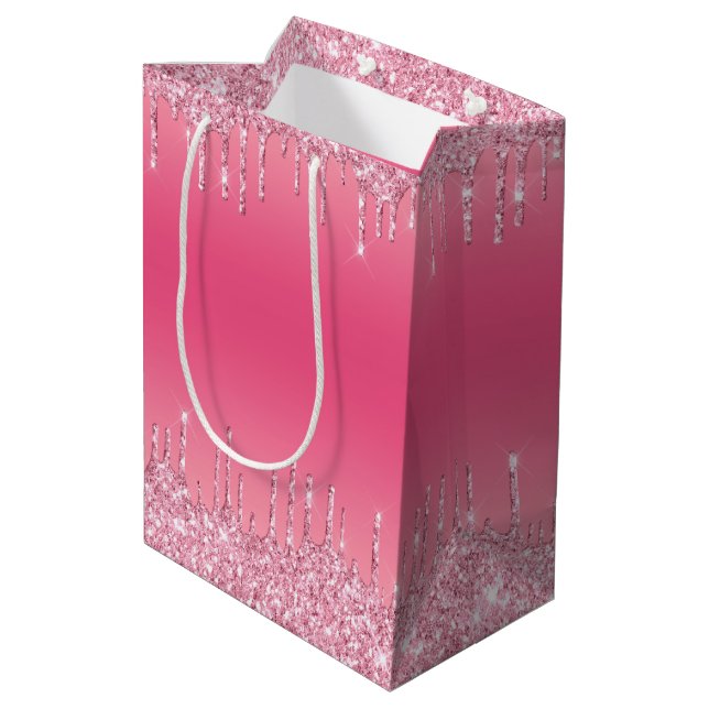Sac Cadeau Moyen Motif Pastèque  (Dos Angle)
