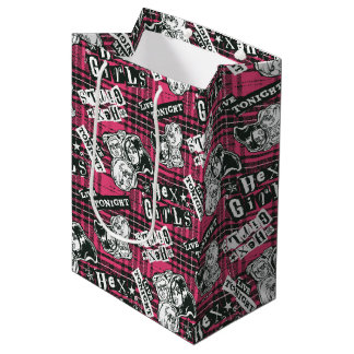 Sac Cadeau Moyen Motif Plaid Des Filles Hex