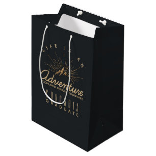 Sac Cadeau Moyen Mountain Adventure Rustic Congrats Graduate