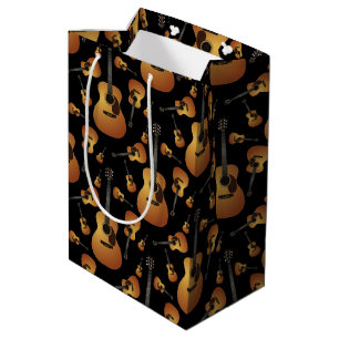Sac Cadeau Moyen Musicien de guitare acoustique professeur de musiq