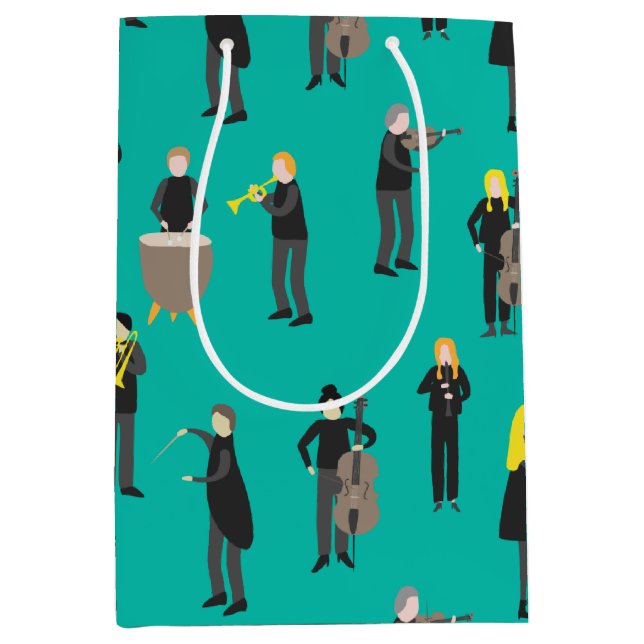 Sac Cadeau Moyen Musique! (Devant)