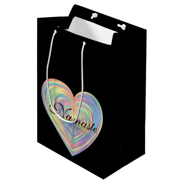 Sac Cadeau Moyen Namaste (Devant Angle)