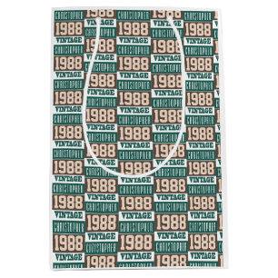 Sac Cadeau Moyen Né en 1988 avec le nom chrétien