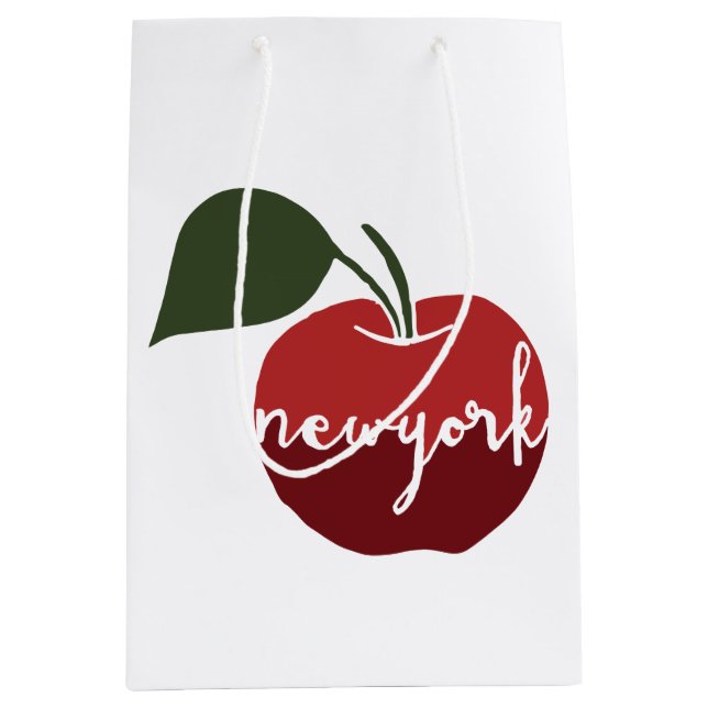 Sac Cadeau Moyen New York City | grand Apple (Devant)