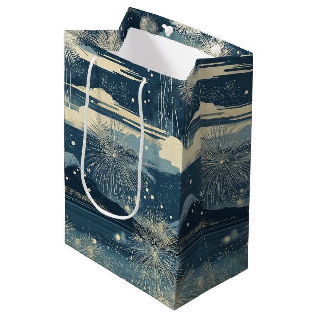 Sac Cadeau Moyen Nocturne (Devant Angle)