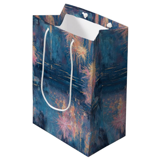 Sac Cadeau Moyen Nocturne (Devant Angle)