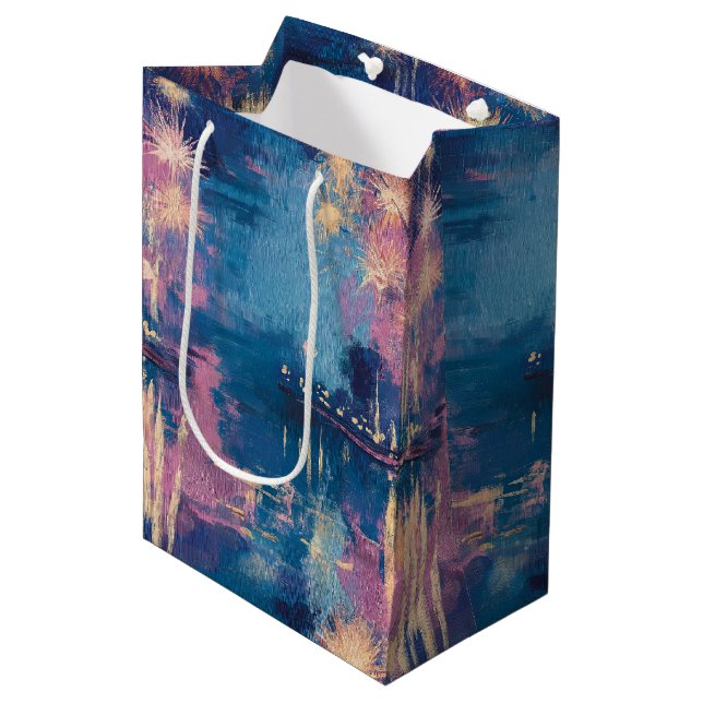 Sac Cadeau Moyen Nocturne (Devant Angle)