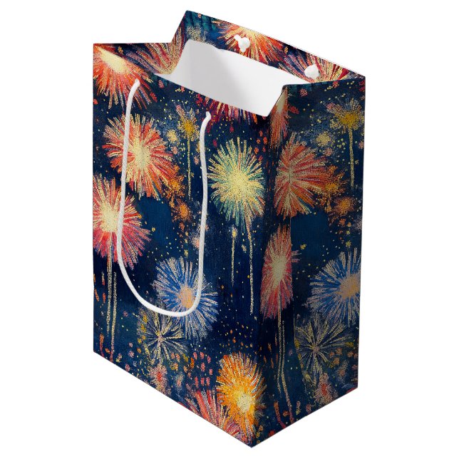 Sac Cadeau Moyen Nocturne (Devant Angle)
