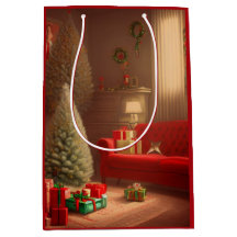 Sac cadeau moyen Noël