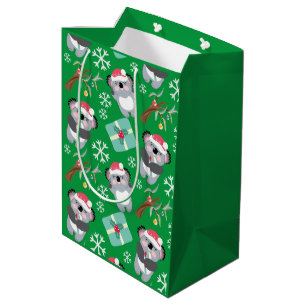 Sac Cadeau Moyen Noël à Cute Koala