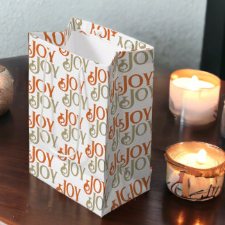 Sac Cadeau Moyen Noël de la joie moderne