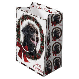 Sac Cadeau Moyen Noël de Labradoodle
