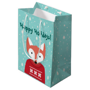 Sac Cadeau Moyen Noël des bois