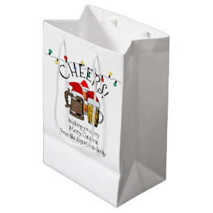 Sac Cadeau Moyen Noël du Père Noël de la bière