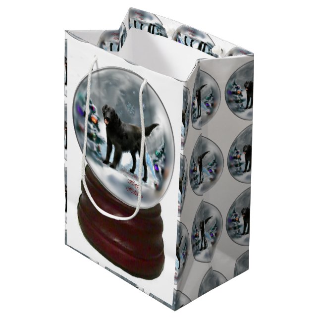 Sac Cadeau Moyen Noël du réparateur à couche plate (Devant Angle)