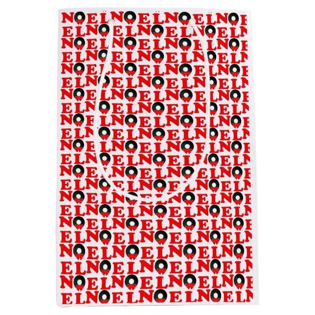 Sac Cadeau Moyen NOEL Noël  (Devant)