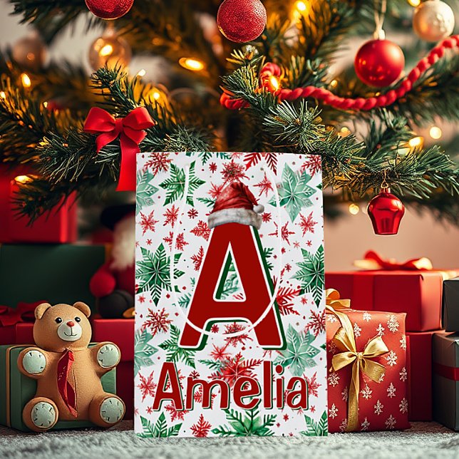 Sac Cadeau Moyen Noël personnalisé pour les enfants (Créateur téléchargé)