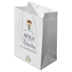Sac Cadeau Moyen Notre Petit Prince Anniversaire Fête Invité Favori