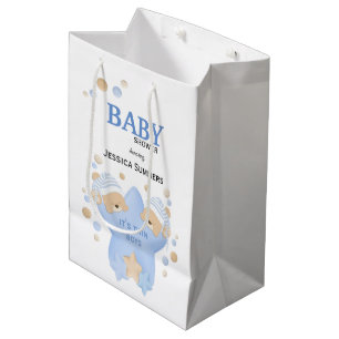 Sac Cadeau Moyen Nounours couchage mignon Twin Baby Boys Douche Me