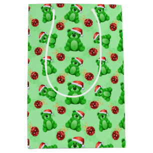 Sac Cadeau Moyen Nounours de Noël mignons