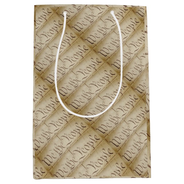 Sac Cadeau Moyen Nous le peuple (Devant)