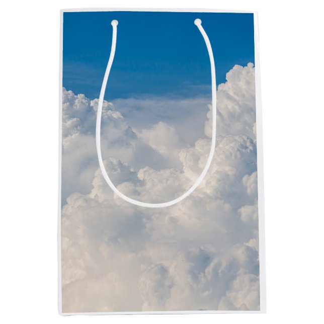 Sac Cadeau Moyen Nuages dans le ciel (Devant)