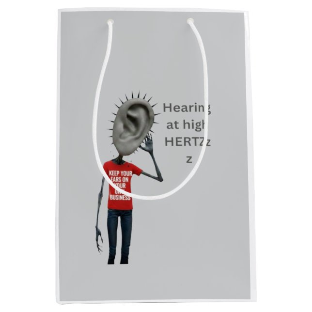 Sac Cadeau Moyen Occupe-toi de tes oignons (Devant)