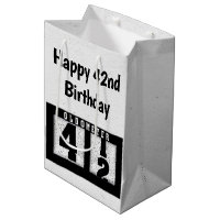 Odomètre noir du 42e anniversaire