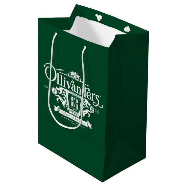 Sac Cadeau Moyen OLIVANDERS™ Makers of Fine Wands (Devant Angle)
