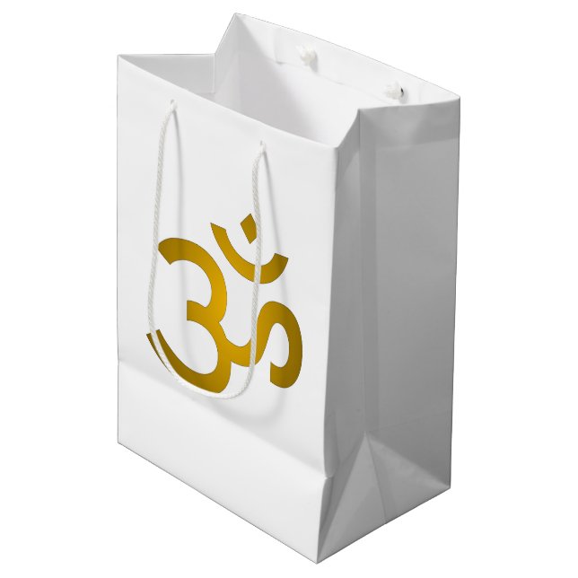 Sac Cadeau Moyen Om devanagari  (Devant Angle)