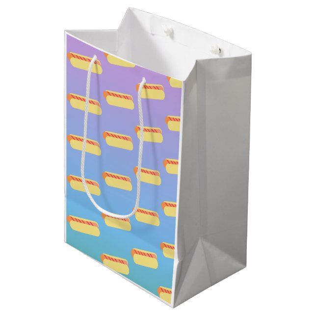 Sac Cadeau Moyen Ombre Cook Hot Dog Party (Devant Angle)