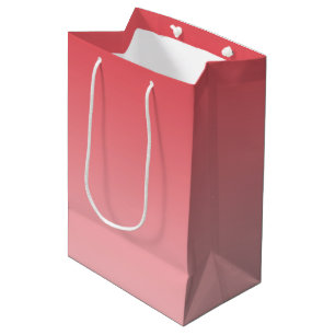 Sac Cadeau Moyen Ombre de corail