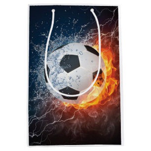 Sac Cadeau Moyen Oreiller en forme de ballon de football/football e