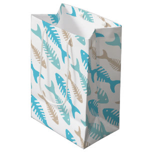 Sac Cadeau Moyen Os de poissons