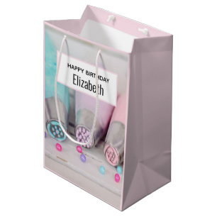 Sac Cadeau Moyen Outils de décoration de gâteau de couleur pastel A
