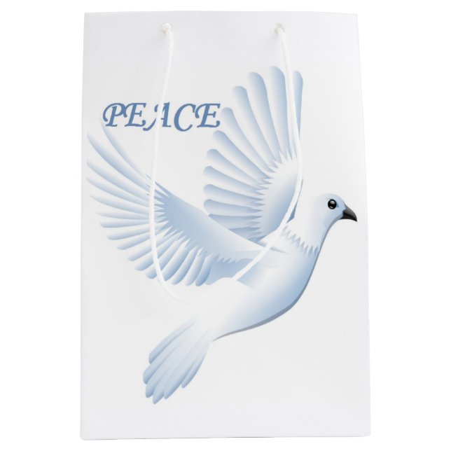 SAC CADEAU MOYEN PAIX DOVE (Devant)