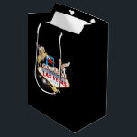 Sac Cadeau Moyen Panneau de bienvenue de Las Vegas sur fond étoilé<br><div class="desc">~ Amusant pour les cadeaux de taille moyenne et les cadeaux de mariage à Las Vegas aussi !</div>