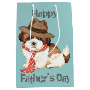 Sac Cadeau Moyen Papa de Shih Tzu