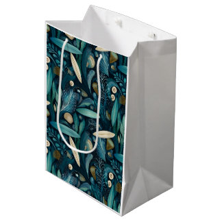 Sac Cadeau Moyen Papier d'emballage Elegant Planche de Surf et Algu