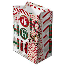 Papier d'enveloppement de Noël "HO HO HO HO"