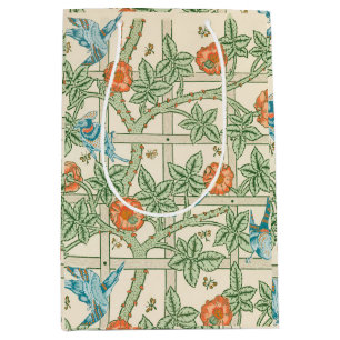 Sac Cadeau Moyen Papier peint victorien en treillis de William Morr