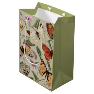 Sac Cadeau Moyen Papillon Moth Nature Collection Dessin