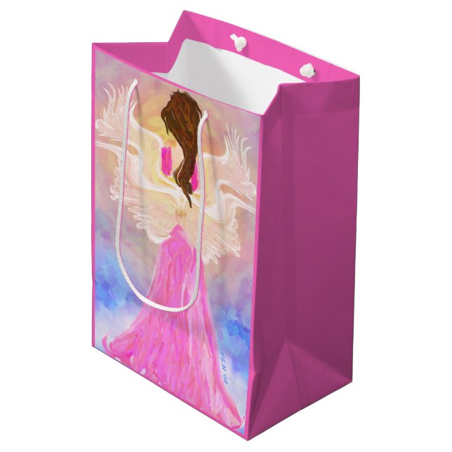 Sac Cadeau Moyen Parement de l'art d'ange de The Sun (Devant Angle)