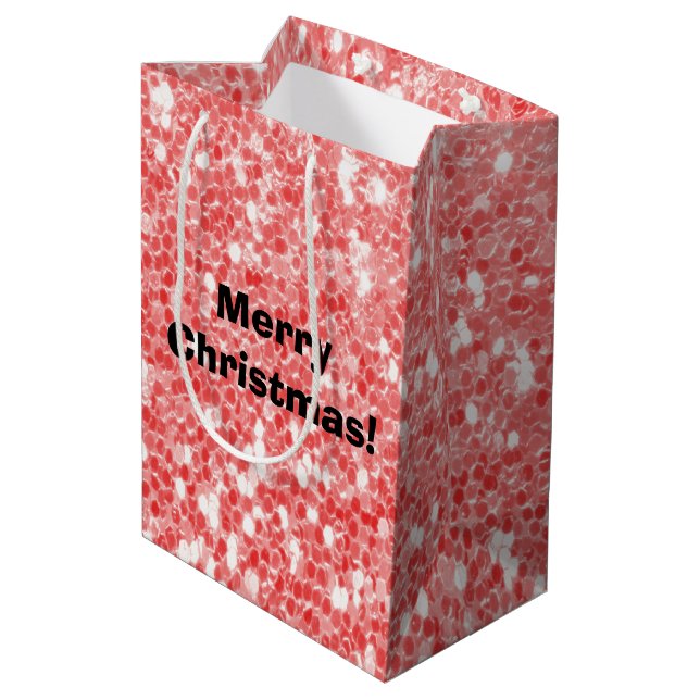 Sac Cadeau Moyen Parties scintillant (Dos Angle)