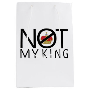 Sac Cadeau Moyen Pas mon roi