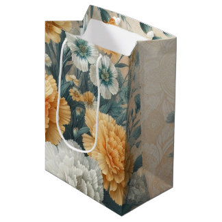Sac Cadeau Moyen Pastel Carnations