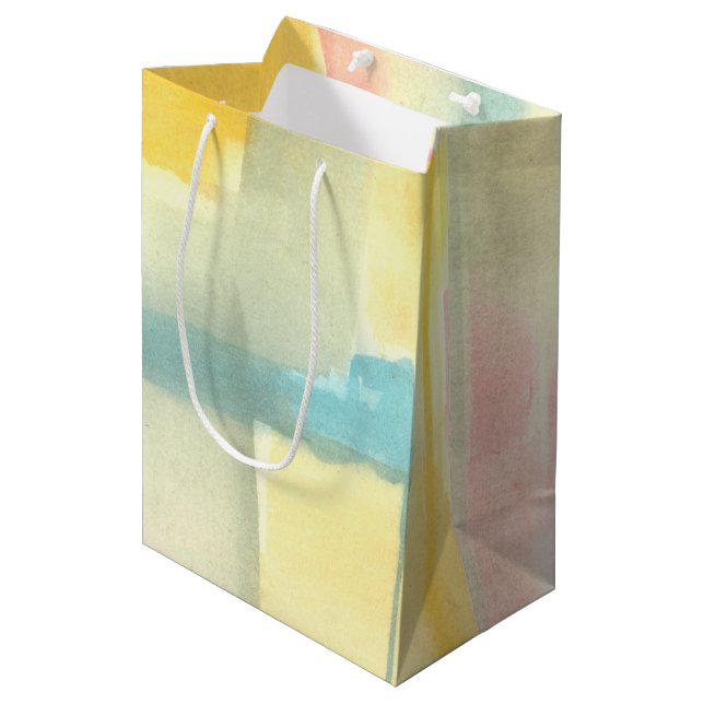 Sac Cadeau Moyen Pastel Luxe I (Devant Angle)