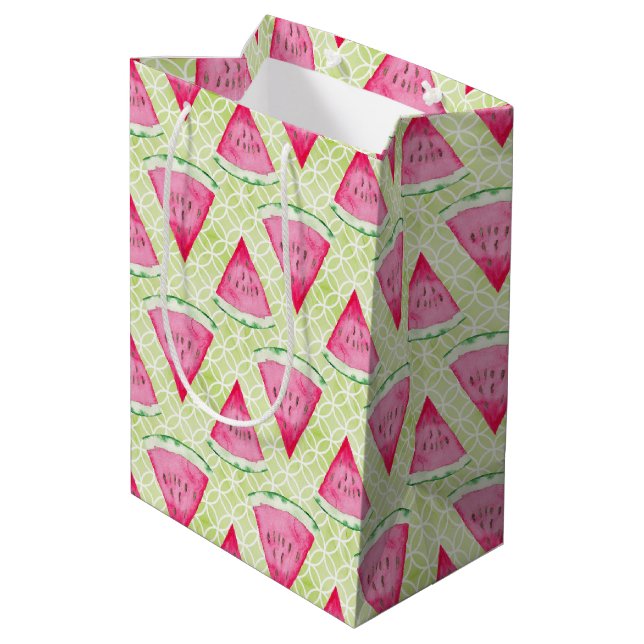Sac Cadeau Moyen Pastèque (Dos Angle)