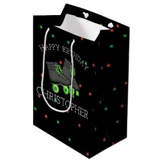 Sac Cadeau Moyen Patinage à roulettes pour garçon Fête d'anniversai